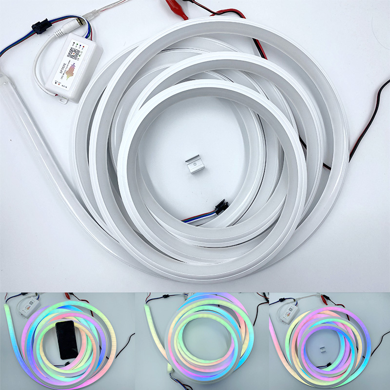 Flex Addressable LED Neon Sign Lights IP67 Waterproof Silicone Strip